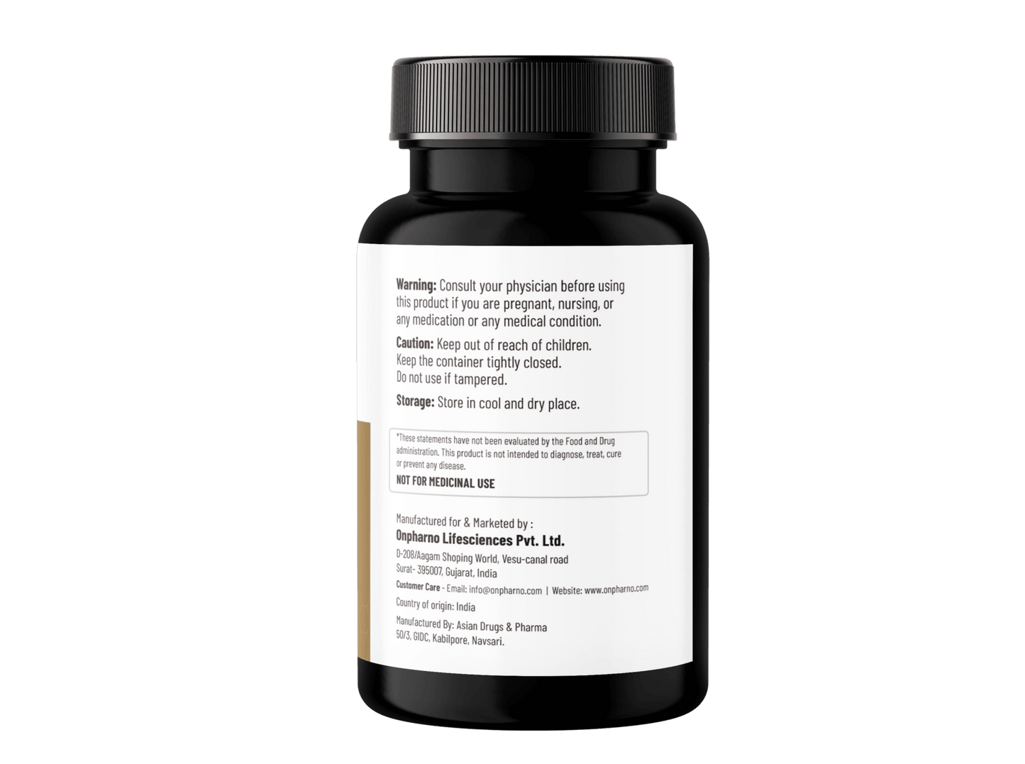 Ashwagandha Tablets with 5% Withanolides | Stress Relief & Stamina - Onpharno