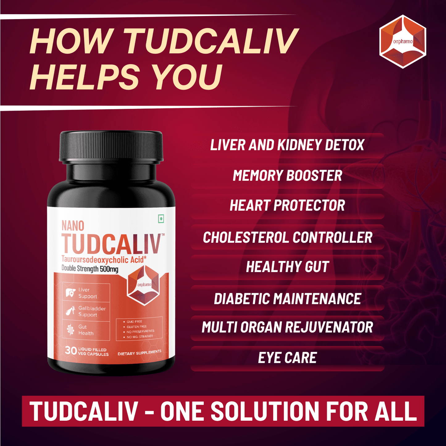 Bone & Joint + TUDCA Combo | Mobility & Liver Detox Support - Onpharno