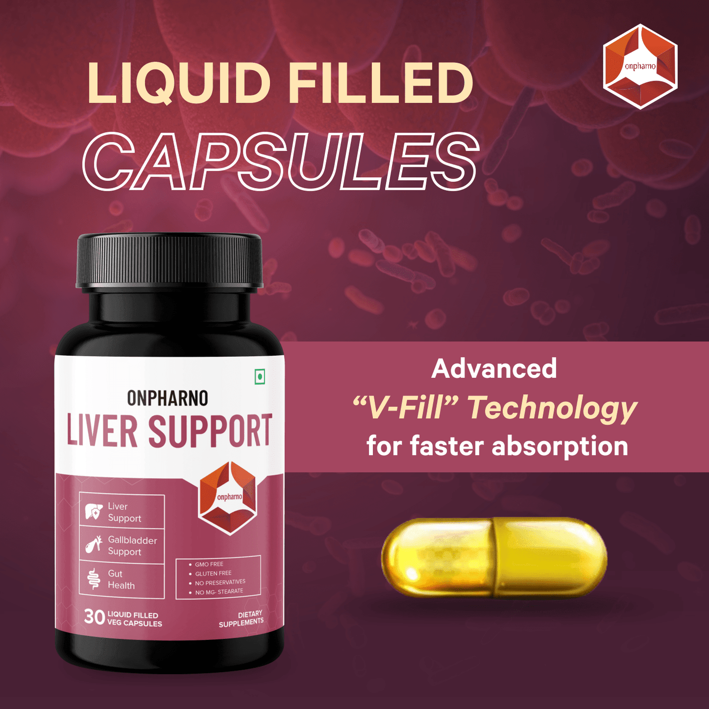 Liver Detox Supplement | Support & Cleanse Fatty Liver - Onpharno