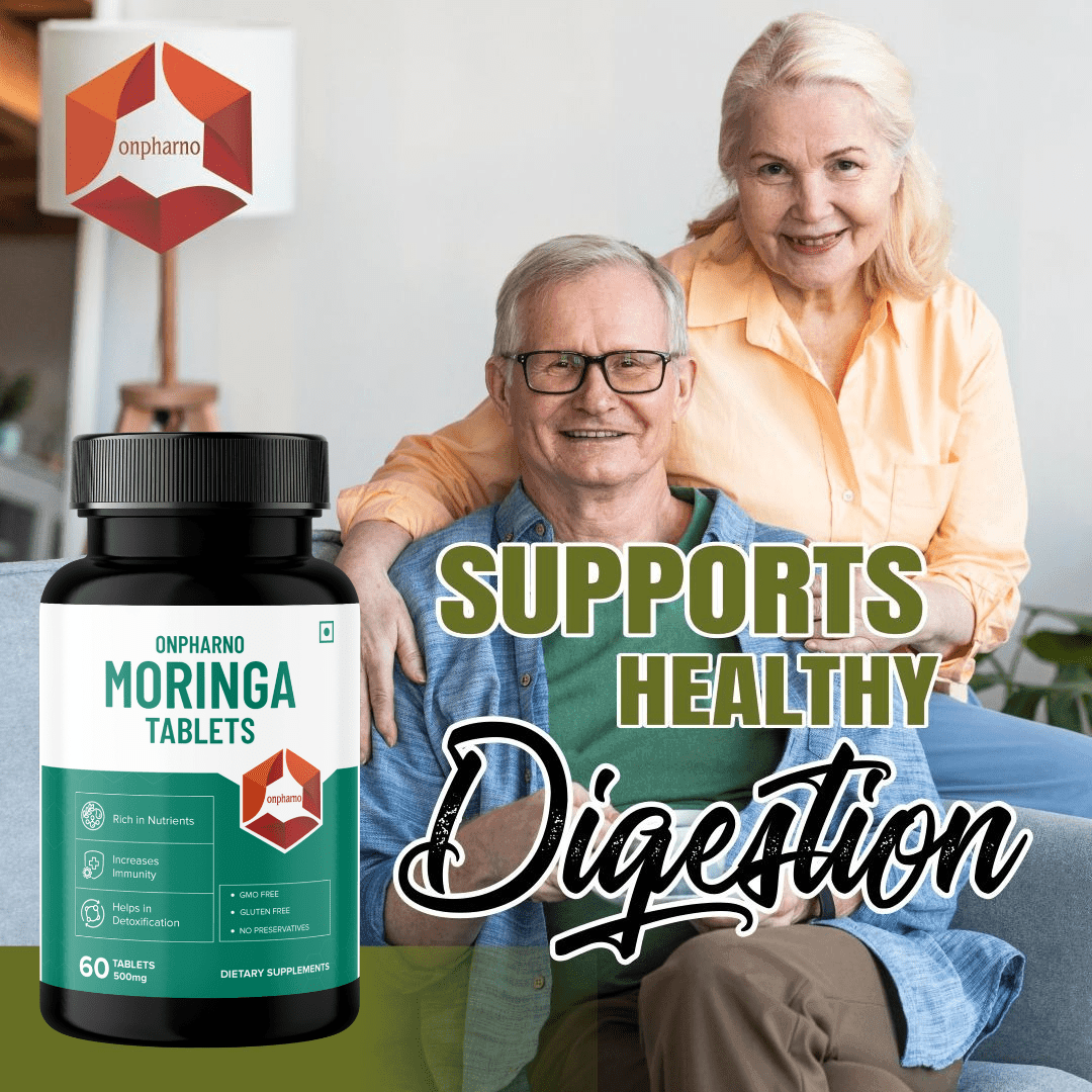 Organic Moringa Tablets | Boost Immunity, Energy & Vitality Naturally - Onpharno