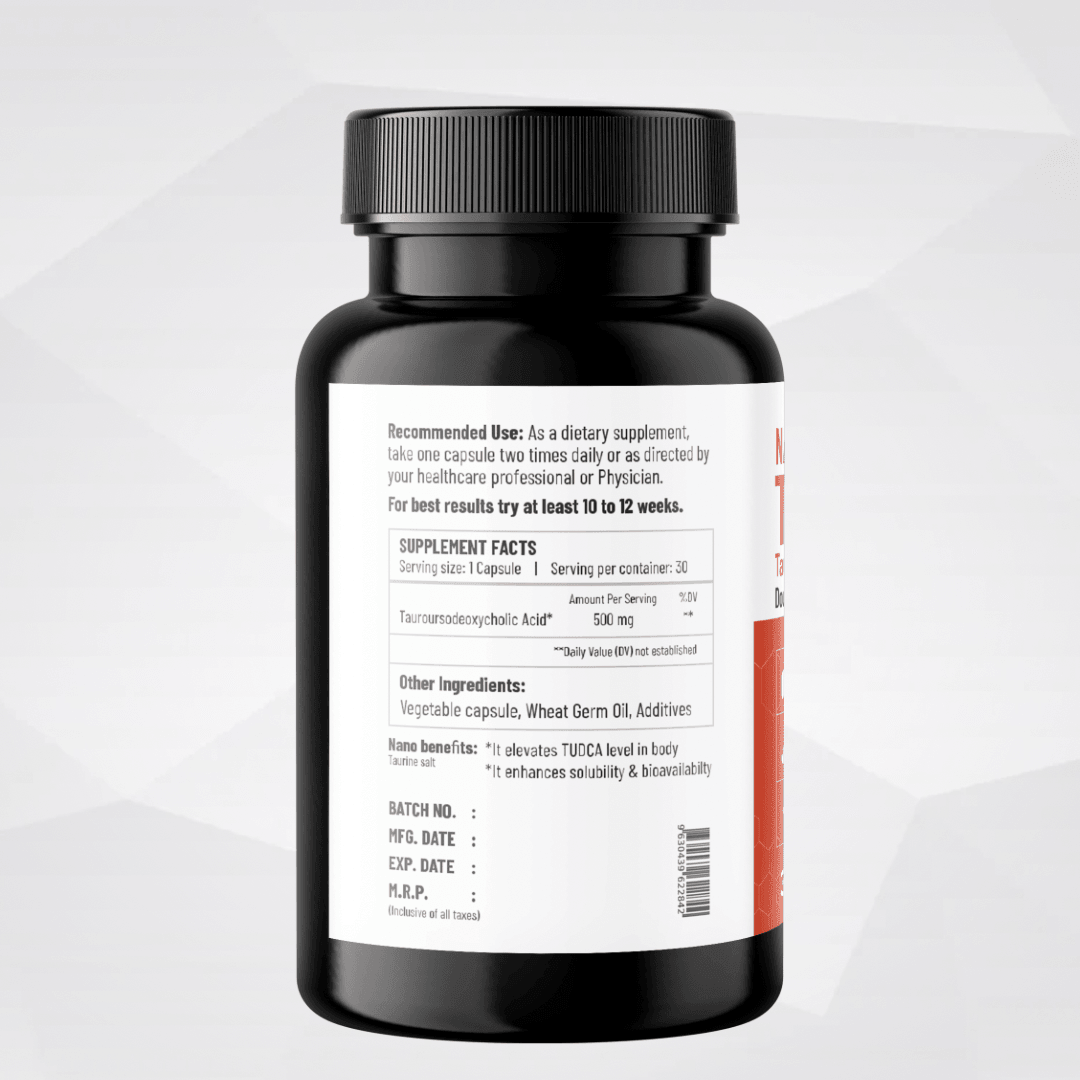 TUDCA 500mg Liver Supplement – Powerful Support for Fatty Liver & Bile Health - Onpharno