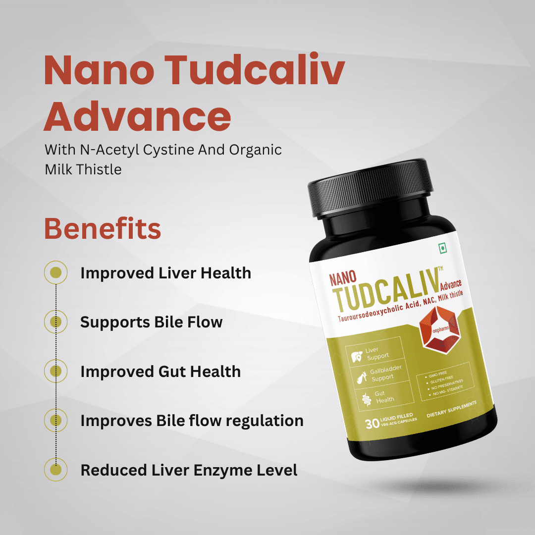 TUDCALIV Advance with Milk Thistle | Complete Liver Detox & Gut Health Support - Onpharno