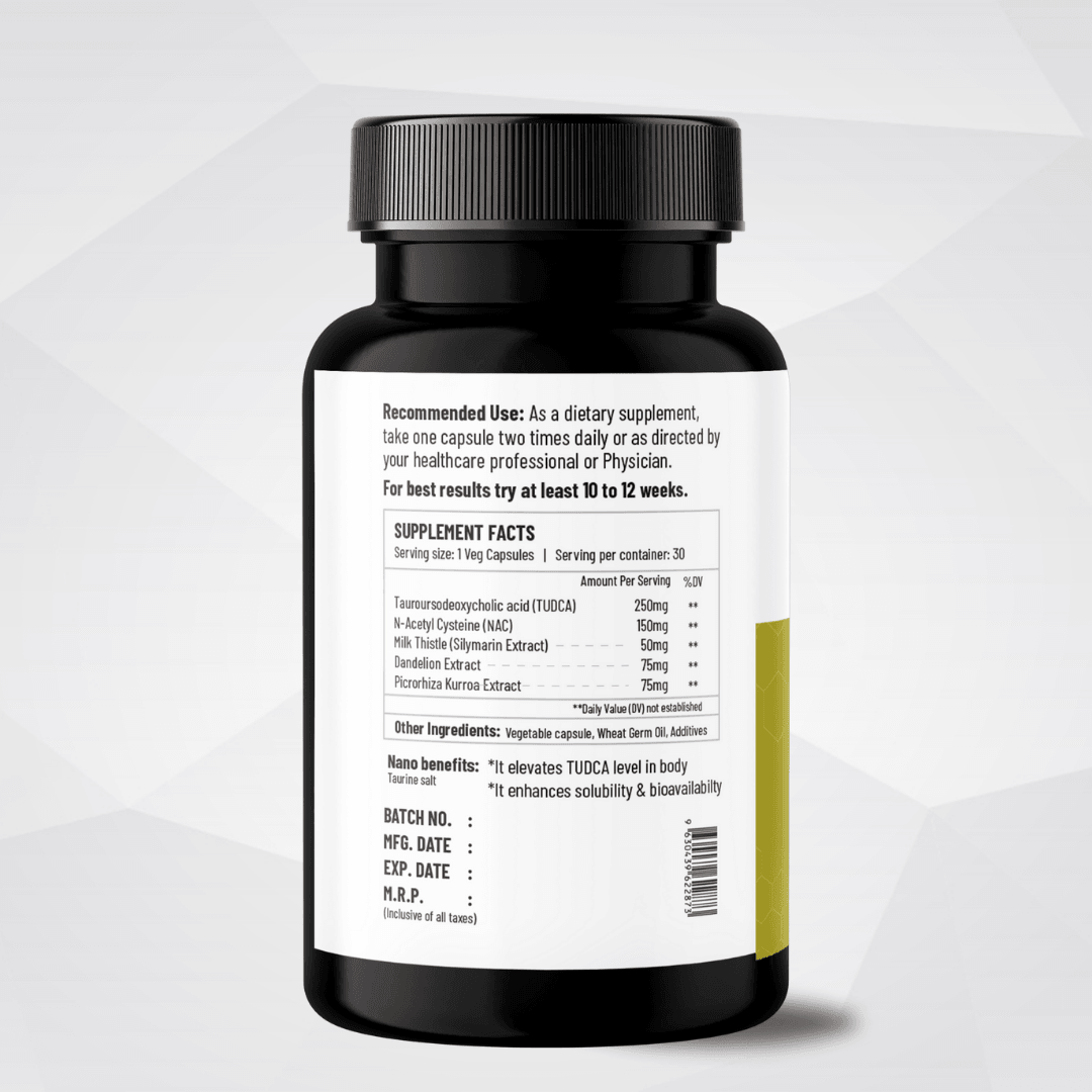 TUDCALIV Advance with Milk Thistle | Complete Liver Detox & Gut Health Support - Onpharno