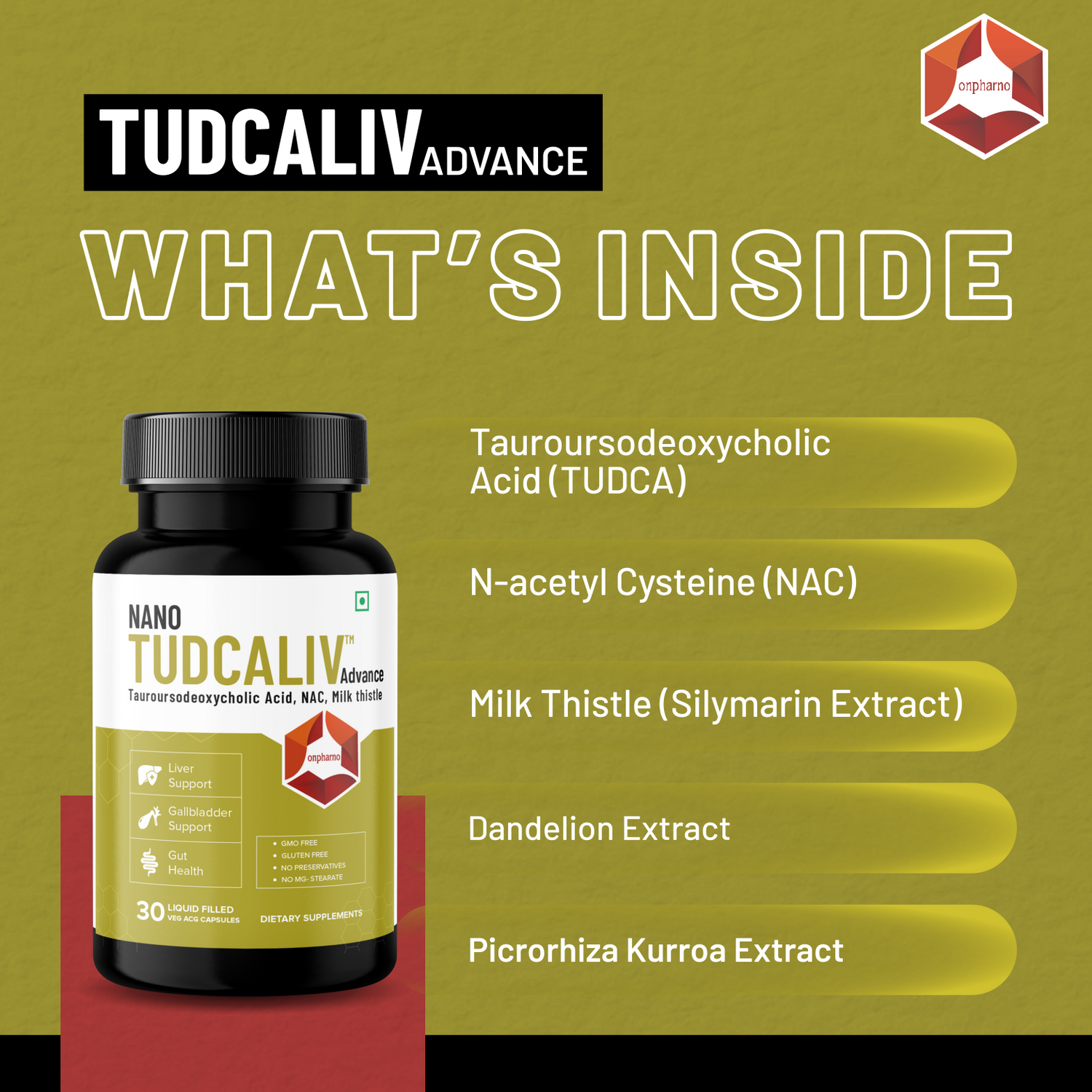 TUDCA, Milk thistle, NAC