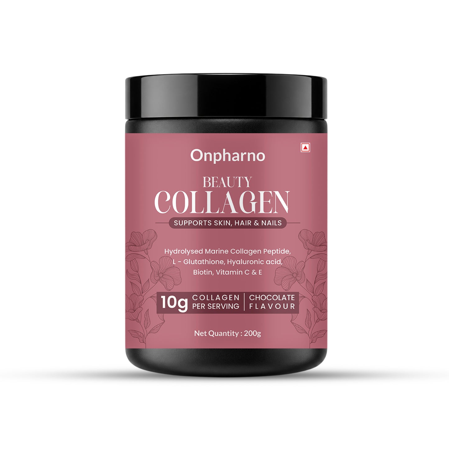 Beauty Collagen Powder with glutathione, hyaluronic acid, biotin & Vitamins C & E | For Better Skin, Hair & Nails