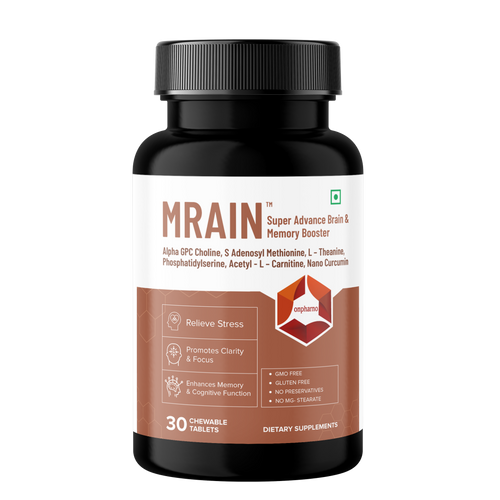 Mrain: Brain and Memory Booster Supplement | Enhance Memory, Focus and Clarity