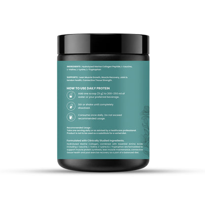 Daily Protein – Hydrolysed Marine Collagen Peptides | Essential Amino Acids | 200g