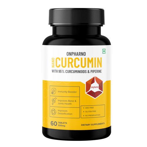 Nano Curcumin with 95% Curcuminoids and Piperine Extract | Higher Absorption