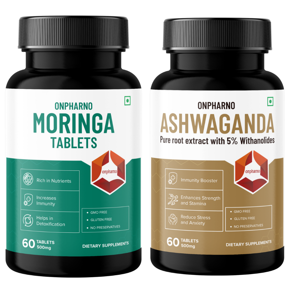 Ashwagandha And Moringa Combo Pack at Just 699/-