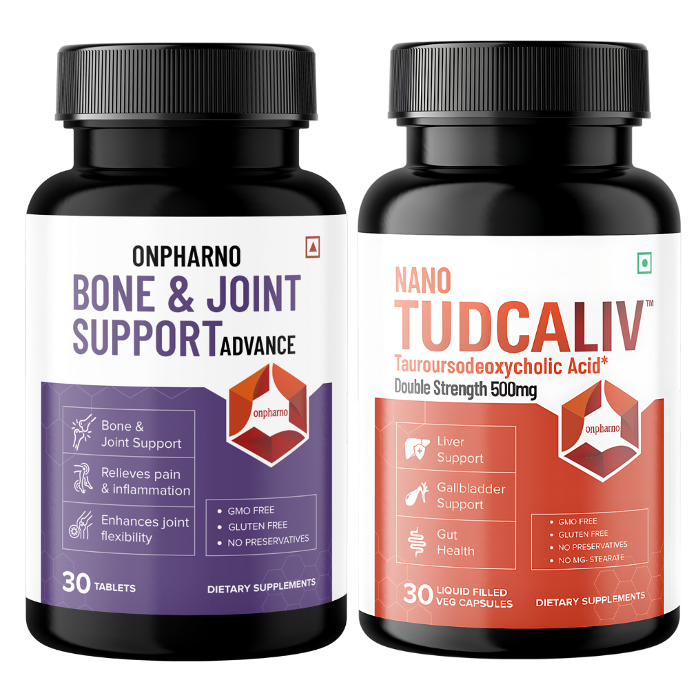 Bone and Joint Support ADVANCE And TUDCA Combo pack at Just 1599/-