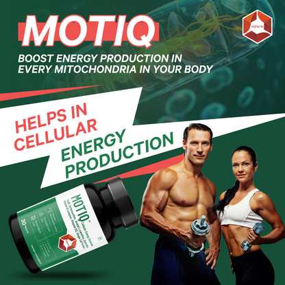 Motiq: Cellular Energy Supplement | For Enhanced Strength, Stamina, and Anti-Aging