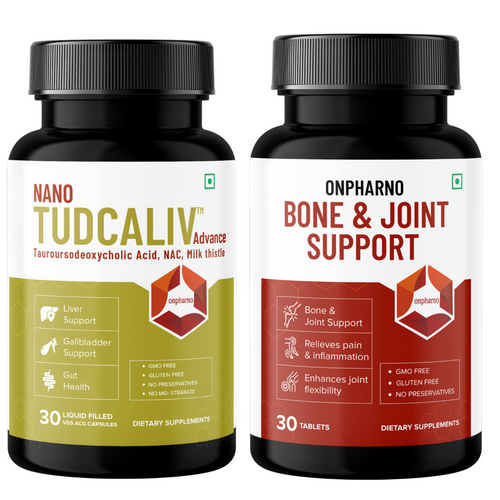 Bone and Joint Support and TUDCALIV ADVANCE Combo pack at Just 1449/-