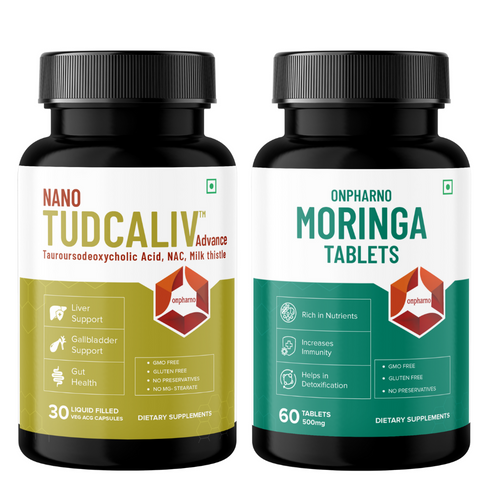 TUDCALIV ADVANCE and Moringa combo pack at just 1299/-