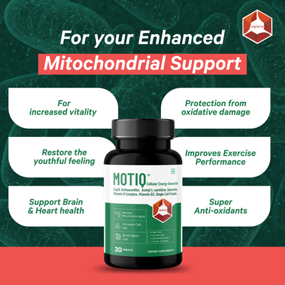 Motiq: Cellular Energy Supplement | For Enhanced Strength, Stamina, and Anti-Aging