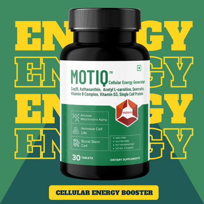 Motiq: Cellular Energy Supplement | For Enhanced Strength, Stamina, and Anti-Aging