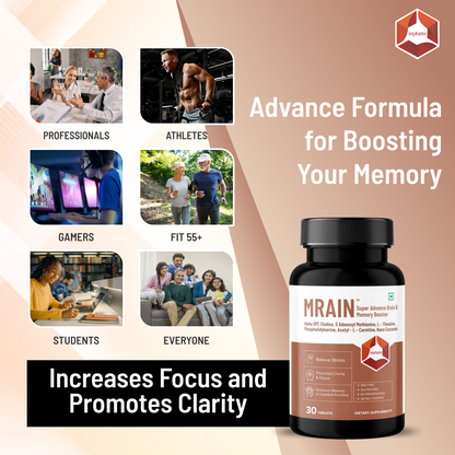 Mrain: Brain and Memory Booster Supplement | Enhance Memory, Focus and Clarity