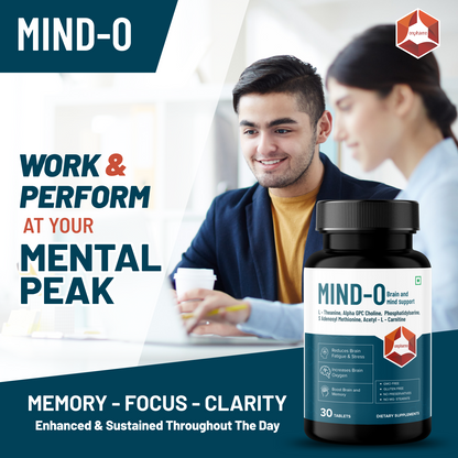 Mind O: Brain Boost and Memory Supplement | Enhance Focus, Clarity & Mental Sharpness