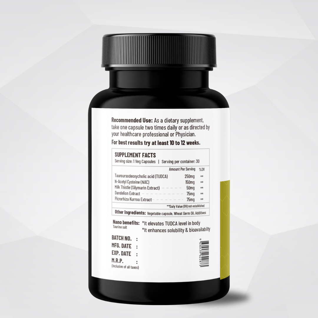 TUDCALIV Advance Liver Detox and Health Supplement