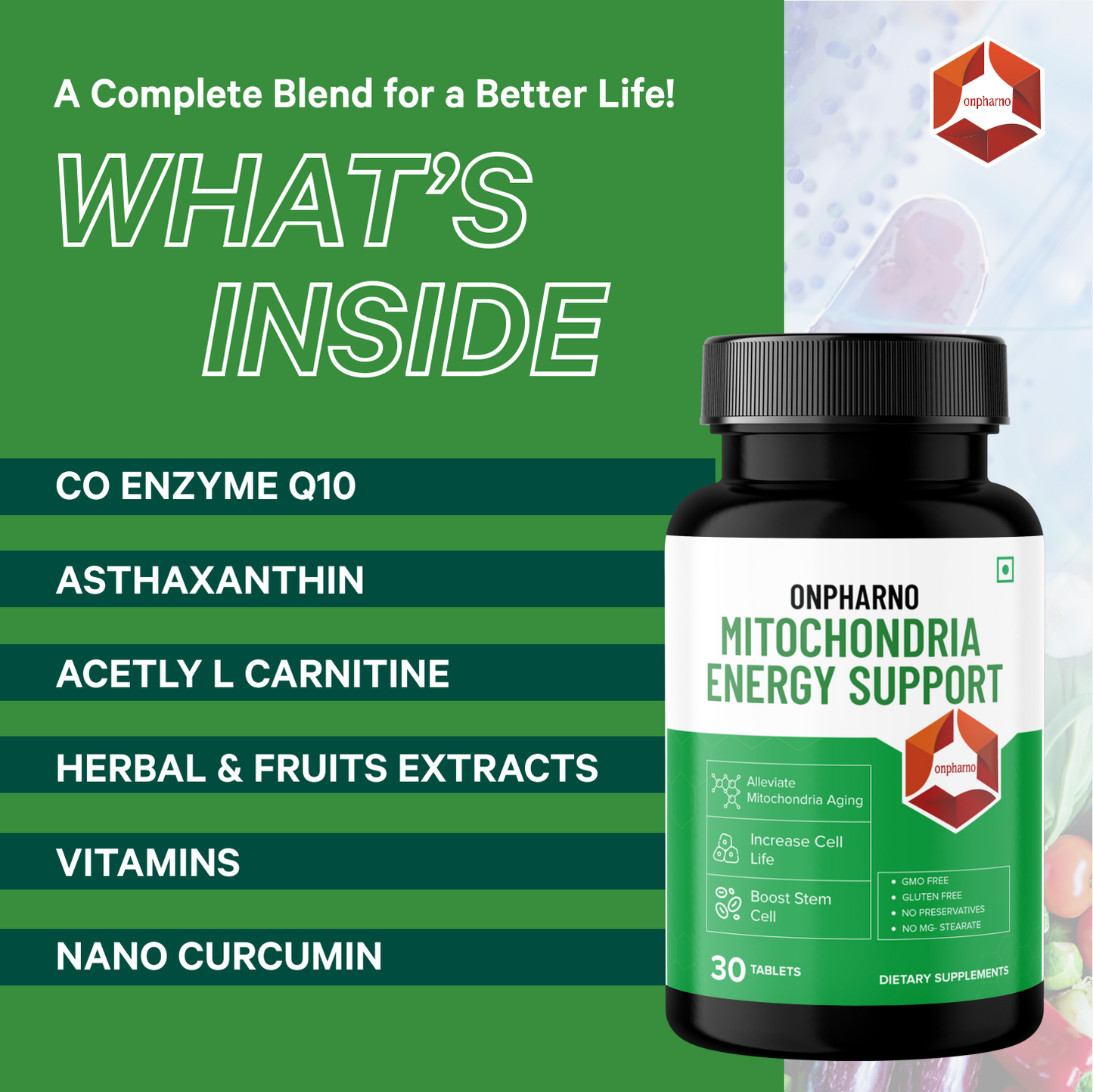 Mitocondria Energy Support and Ashwagandha combo pack at just @1199/-