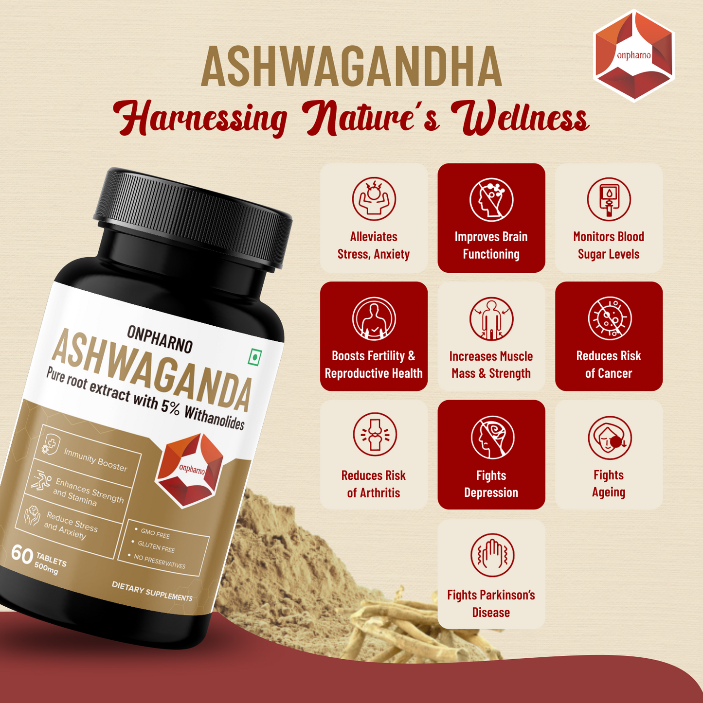 Mitocondria Energy Support and Ashwagandha combo pack at just @1199/-