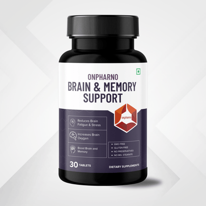 Brain & Memory Support | For Improved Memory, Focus & Clarity - Onpharno