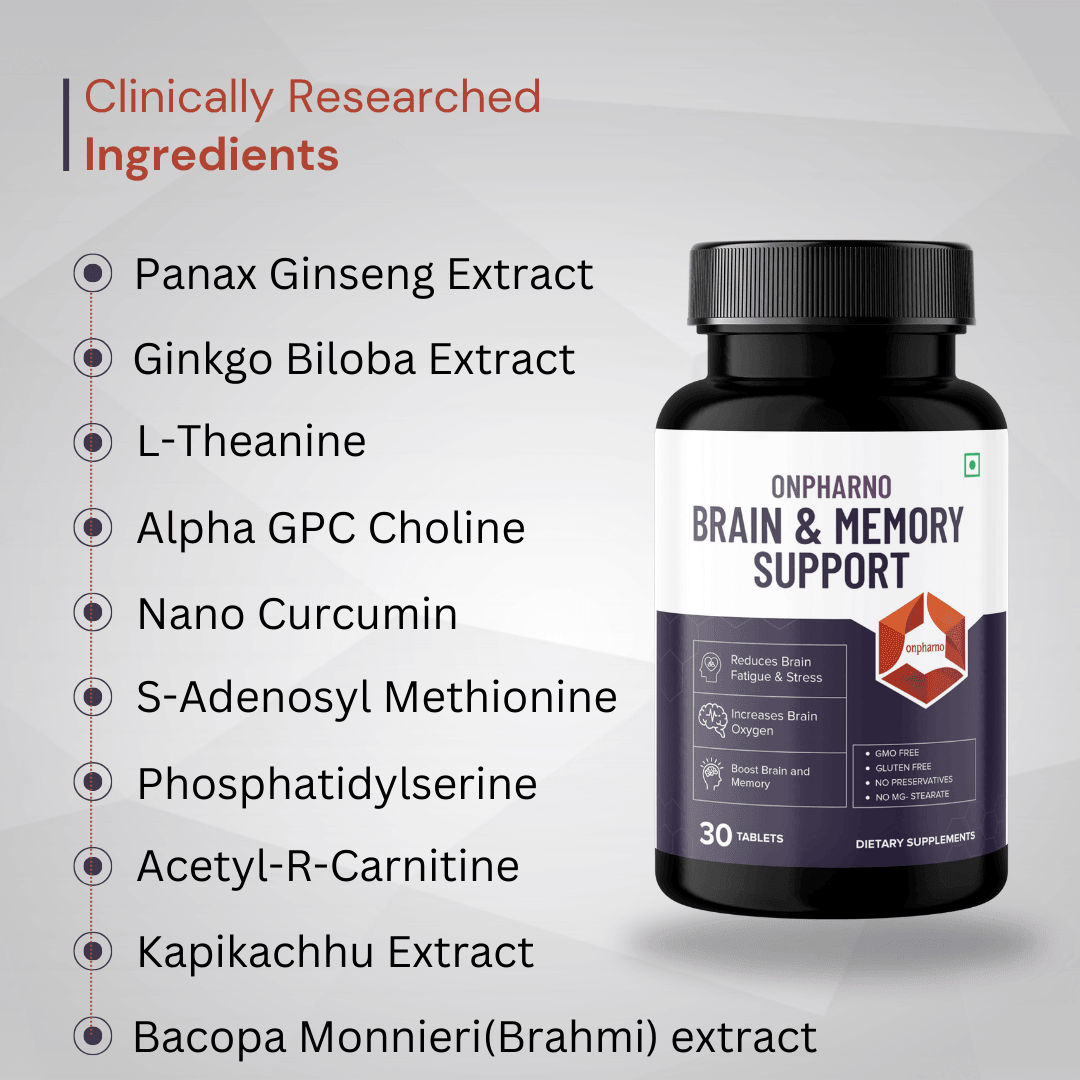 Brain & Memory Support | For Improved Memory, Focus & Clarity – Onpharno
