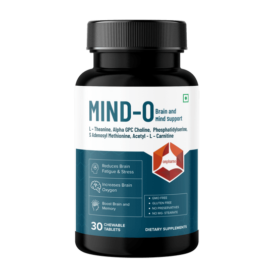 Mind O: Brain Boost and Memory Supplement | Enhance Focus, Clarity & Mental Sharpness - Onpharno