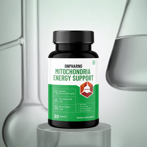 Mitochondrial Energy Booster | Coenzyme Q10 (CoQ10)| Supports Energy, Brain Health, Immunity - Onpharno