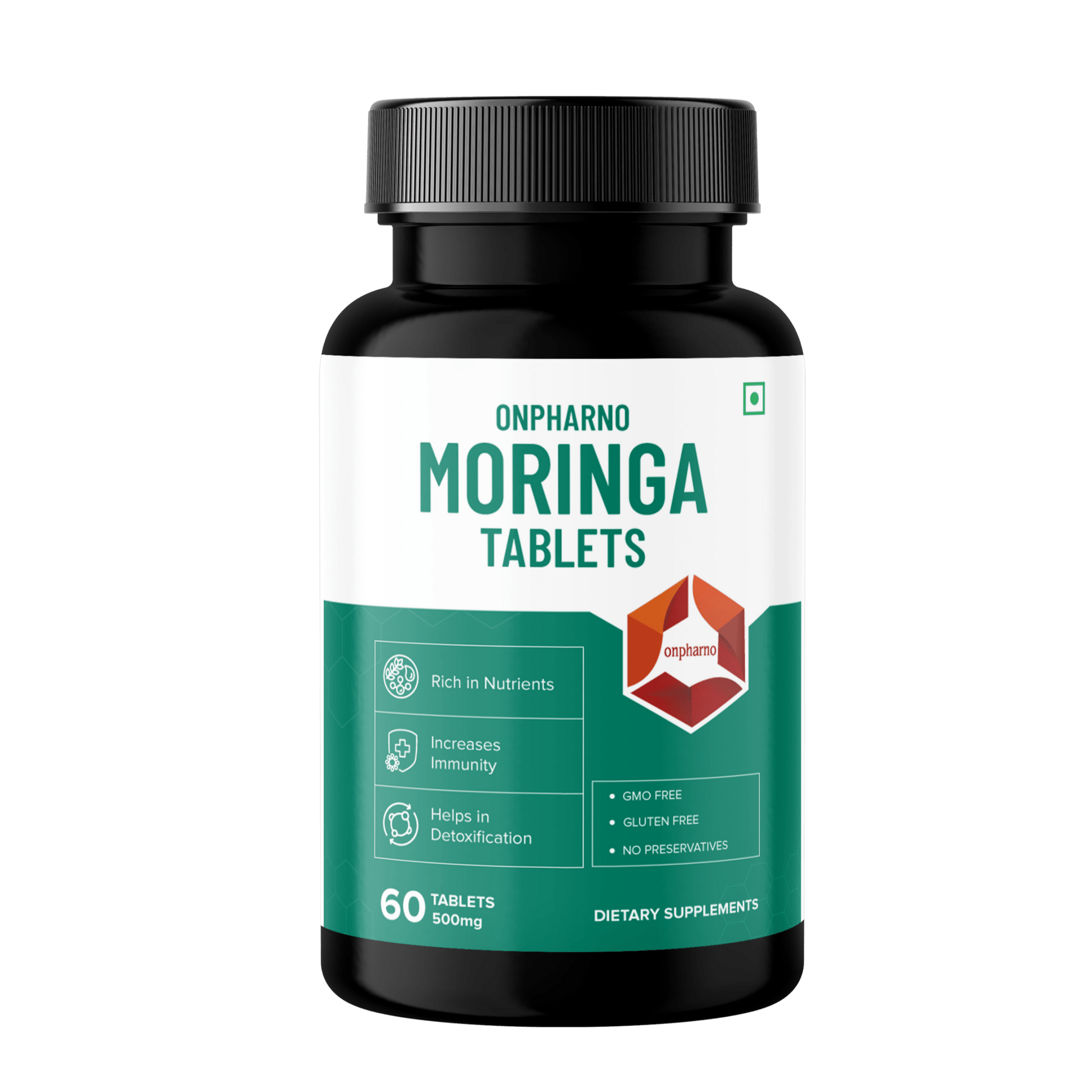 Moringa tablets | High Potency Green Superfood Supplement - Onpharno