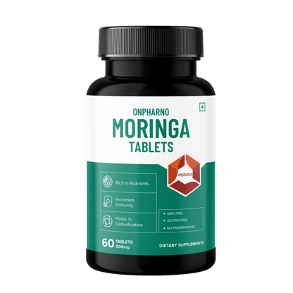 Moringa tablets | High Potency Green Superfood Supplement - Onpharno