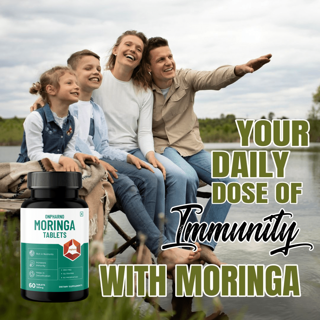 Moringa tablets | High Potency Green Superfood Supplement - Onpharno