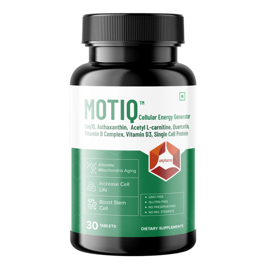 Motiq: Cellular Energy Supplement | For Enhanced Strength, Stamina, and Anti - Aging - Onpharno