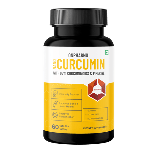 Nano Curcumin with 95% Curcuminoids and Piperine Extract | Higher Absorption - Onpharno