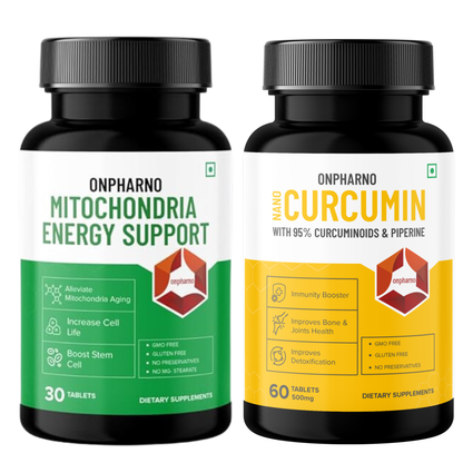 Mitochondria Energy & Curcumin Combo | Boost Energy & Stamina