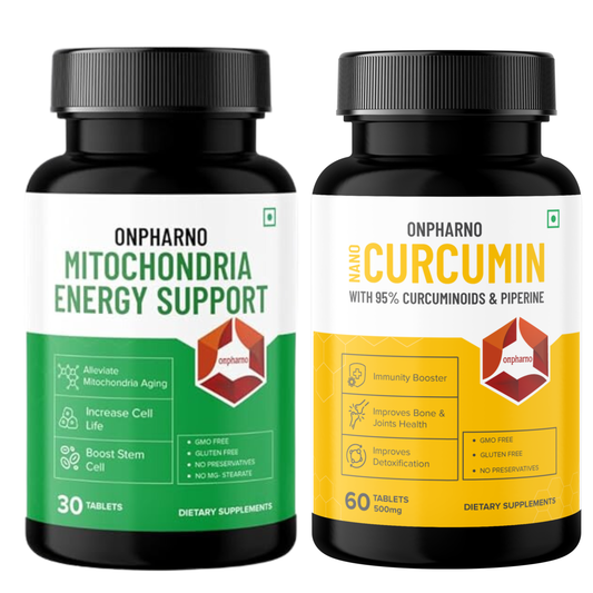 Mitochondria Energy & Curcumin Combo | Boost Energy & Stamina
